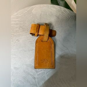 Authentic Louis Vuitton Luggage Tag - Vachetta Leather